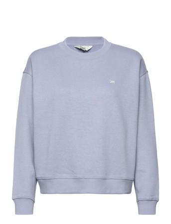 Crew Sws Sweat-shirt Tröja Blå Lee Jeans