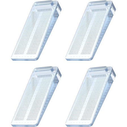 Klar - dørstopper, 4 sklisikre dørkiler justerbare i høyden