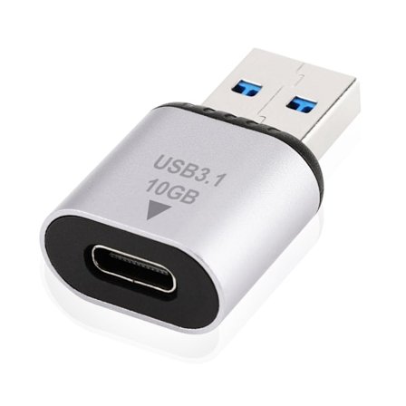 USB 3.1 Hane Till Typ C Hona Kabeladapter USB 3.1 Typ A Till Typ C 10Gbps Adapter Dataöverföringskonverterare för Laptop