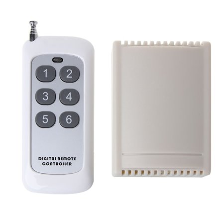 Radiofrekvensbryter Trådløs læringskode Fjernkontroll Wifi for Smart Home Light RF-mottaker 12V 433Mhz Transmi