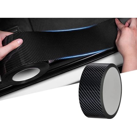 5D 3cm * 10 skyddande sidodörr kolfiber skyddande film Gen