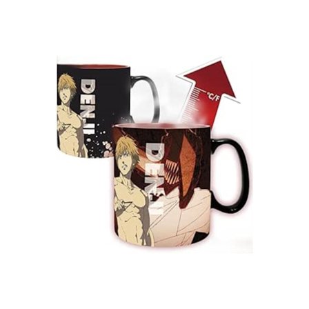 CHAINSAW MAN - Mug Heat Change- 460ml- Denji & Aki - cardboard