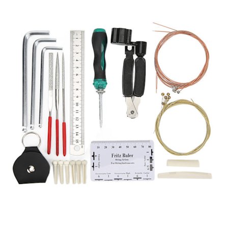 Guitar Reparationsværktøjssæt Mandolin Vedligeholdelse Strenge