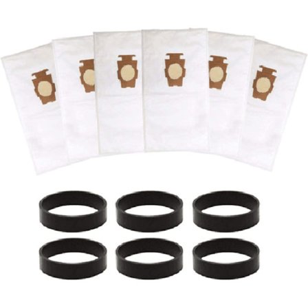 Tygpåse och räfflade gummiband för Kirby Sentria G10 G10E dammsugare