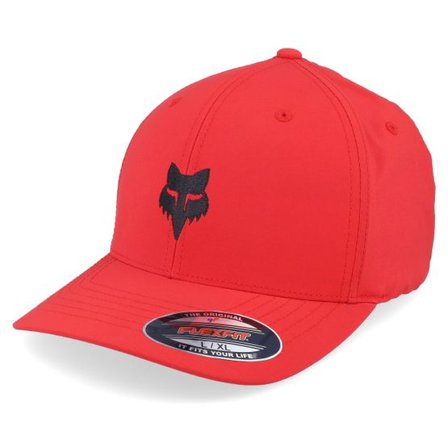 Fox - Röd flexfit Keps - Fox Head Select Hat Flame Red Flexfit @ Hatstore