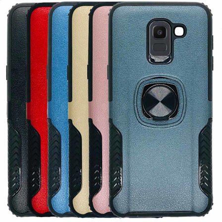 Samsung Galaxy J6 2018 - Praktiskt Skal med Ringhållare