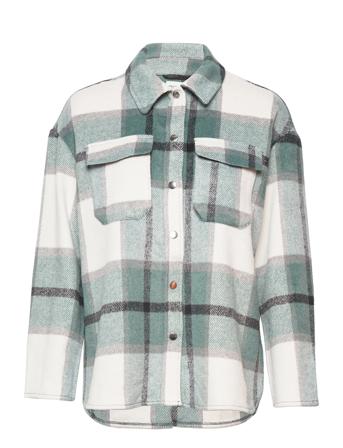 Onlkaci L/S Check Shacket Pnt Patterned ONLY