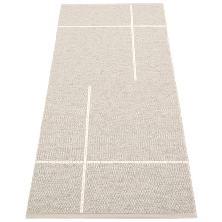 Pappelina Gulvtæppe Fred, 70 x 270 cm., linen/vanilla | KitchenOne