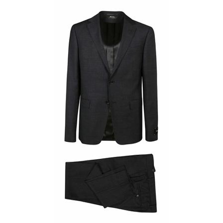 Z Zegna - Kostymer - Grå - Herr - Storlek: L, Herr, Storlek: L