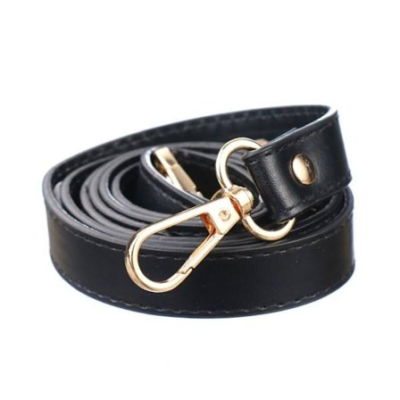 120 cm nahkahihna käsilaukun vyöt BLACK&GOLD