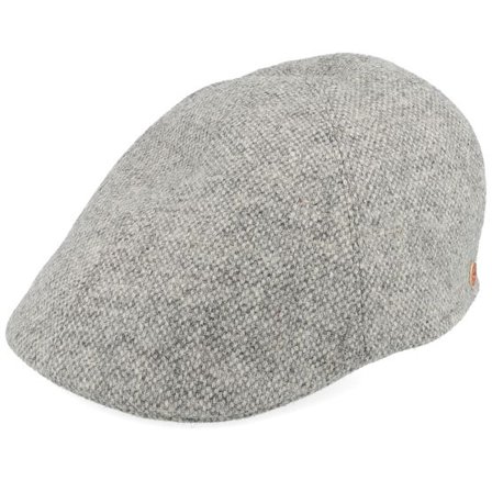 Mayser - Grå flatcap Keps - Paddy Tweed Grey Flat Cap @ Hatstore