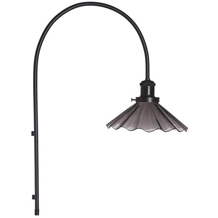 PR Home - Vegglampe August 3152512 Svart veckad 25 cm Svart