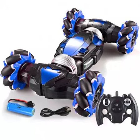 4WD 1:16 Stunt RC Bil Med LED-Ljus Gestinduktion Deformation Twist Klättring Radio Kontrollerad Bil Elektroniska Leksaker