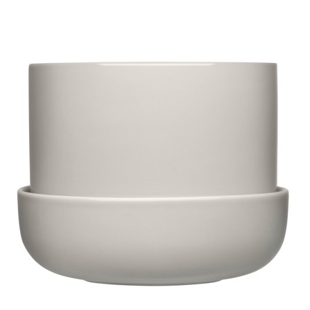 Iittala Nappula kruka + fat 170x130 mm, ljusgrå | Inredning > Vaser & Krukor > Kruka | Bagaren och Kocken