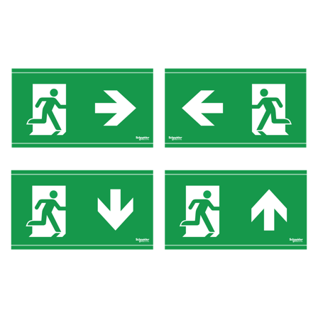 Schneider Electric OVA53180 Piktogramsett 5 deler, 20 m, Belysning