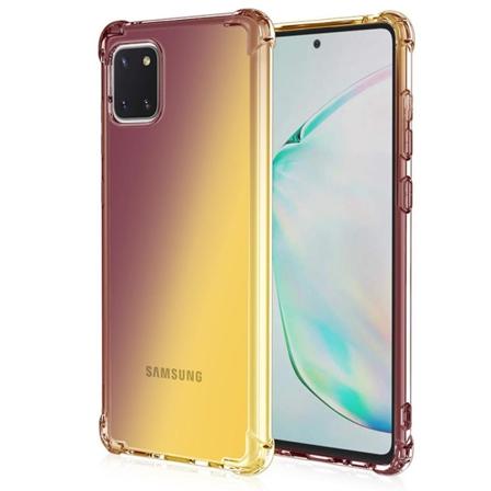Samsung Galaxy A22 5G - Beskyttende FLOVEME silikondeksel Svart/Guld