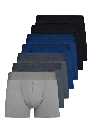 Resteröds Gunnar Boxershorts 7-pack Gots Bomull Kalsonger Herr Svart M