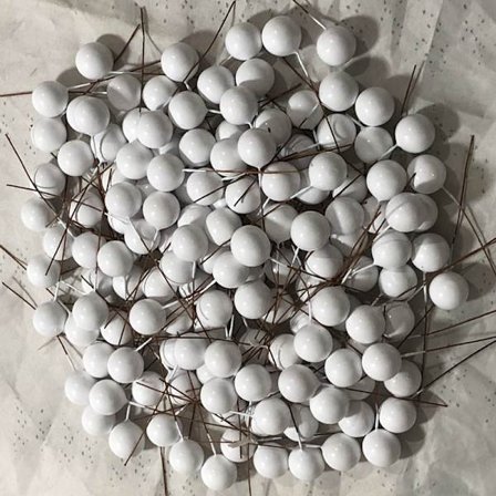 150 stk. kunstige hvite kristtornbær til jul