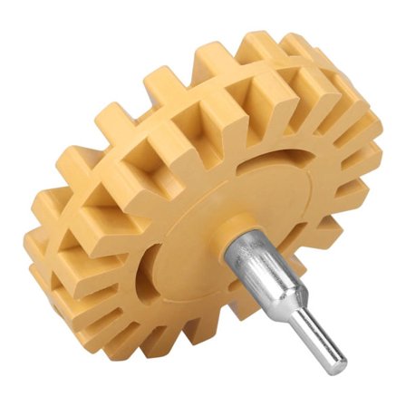 Bilklistermærke fjerner, gummifjerner, 4 tommer, bilreparation, bilhjulrenser, polering