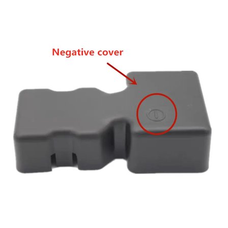 Passer til Peugeot 508 Citroen C5 Batteri positiv negativ elektrode terminal beskyttelsesdæksel 9676099280 9815031980 5642yk