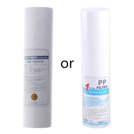 10" Vattenrenare Pp Filterpatron 1 Micron Silfilter Sedimentersättning
