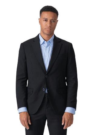 TeeShoppen Enkelknäppt Kavaj Jackor Herr Svart 48