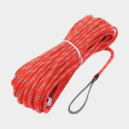 Robline fall med öga röd Ø10mm 30 m