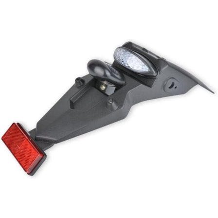 Universal 12V Motorsykkel LED Skjerm og Baklys med Bremselysreflektor for Motocross Sportssykkel Pit Dirt Bike (Røyk)