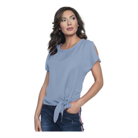 Frank Lyman T-Shirt , Blauw , Dames , Maat: M
