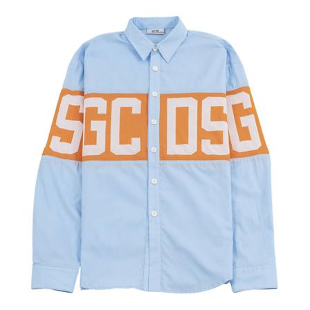 Gcds Casual Shirts Blå, Herre Skjorter