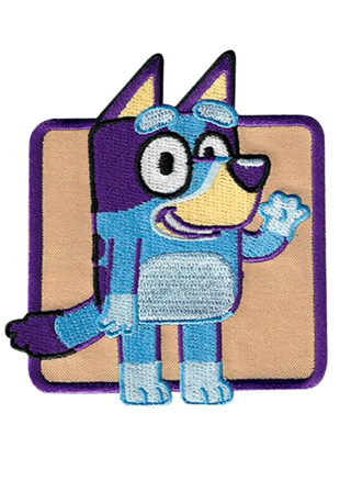 Trend-Tex Applikation Bluey Sytillbehör Orange 8x7