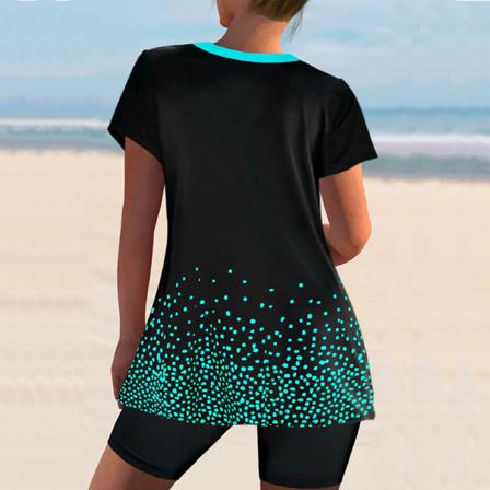 Badkläder I Två Delar För Kvinnor Polka Dots Beachwear
