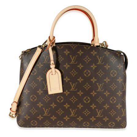 Louis Vuitton Vintage Tote Tass , Bruin , Dames , Maat: ONE Size Vintage Tassen