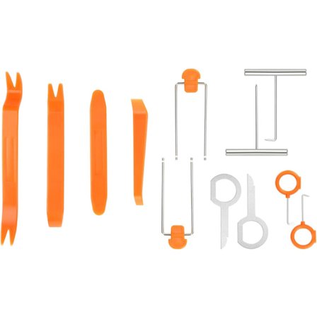 12 stk. værktøj til fjernelse af trim, plastik værktøjssæt