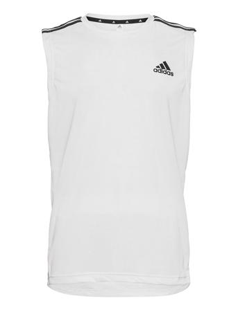 Aeroready Designed To Move Sport 3-Stripes Tank Top White Adidas Performance