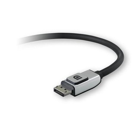 Belkin 6ft DisplayPort 1.2 Cable with Latches, M/M, 4k - DisplayPort-kabel - 1.8 m
