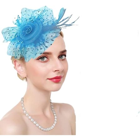 Fascinaattorit Hattu Naisille Teepuu 50-luku Kentucky Derby Hattusetti Pääasuste Pitsihanskat Helmikaulakoru Korvakorut