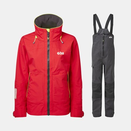 Sejlerdragt Gill OS3 Coastal Red + Graphite, dame, EU 42 (UK 16)