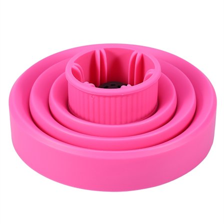 Foldbar Hårtørrer Hårblæser Diffuser Cover Etui Styling Frisørværktøj (Pink)