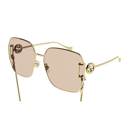 Gucci - Solglasögon - Guld - GG1207SA 001 6416