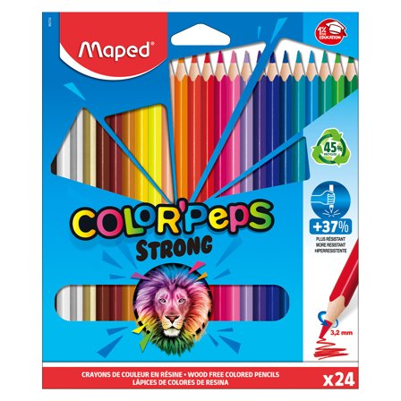 Colouring Pencils Colour Peps Strong Pack of 24