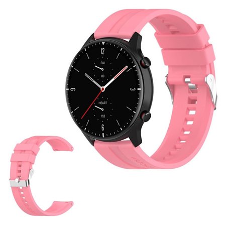 22mm silikoninen ranneke Amazfit-laitteille - Pinkki
