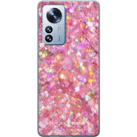 Kompatibelt Mobilskal till Xiaomi Xiaomi 12 Pro Cactus and Friends – PinkGlitter