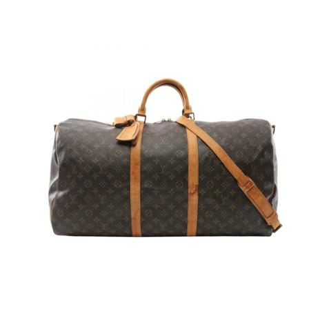 Louis Vuitton Vintage Pre-owned Keepall Bandouliere Monogram Taske Brun, unisex Vintage Tasker, Størrelse: ONE Size