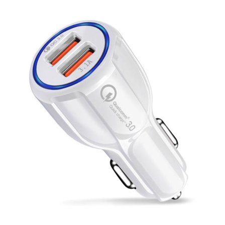 Universal Car Charger Quick Charge 3.0 2 USB 3.1A Fast Charger