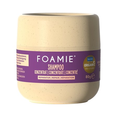 FOAMIE Cura dei Capelli Shampoo Concentrato Repair 80g - Shampoo Riparatore