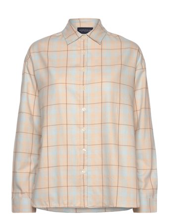 Lexington Clothing | Oversized Organic Cotton Check Flannel Shirt | M