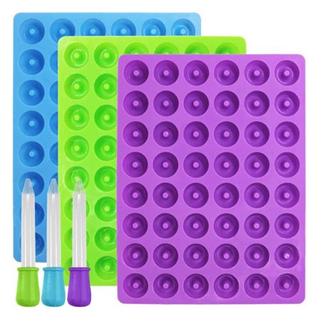 Mini Non Stick Donut Form Food Grade Silikon Godis Choklad