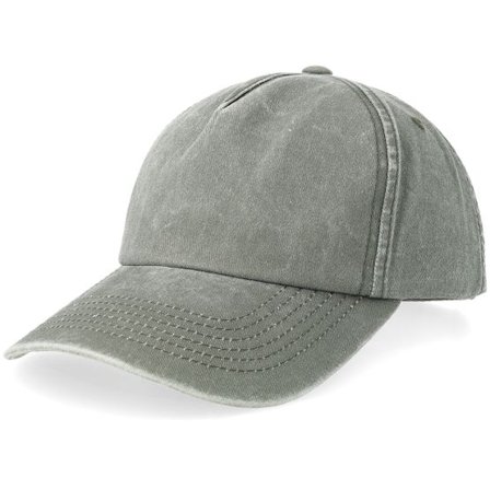 Equip - Grön adjustable Keps - Olive Pigment Washed Low Profile Golfer Adjustable @ Hatstore