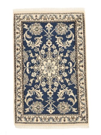 Medaljon Lille Nain Tæppe 60X90 Uld